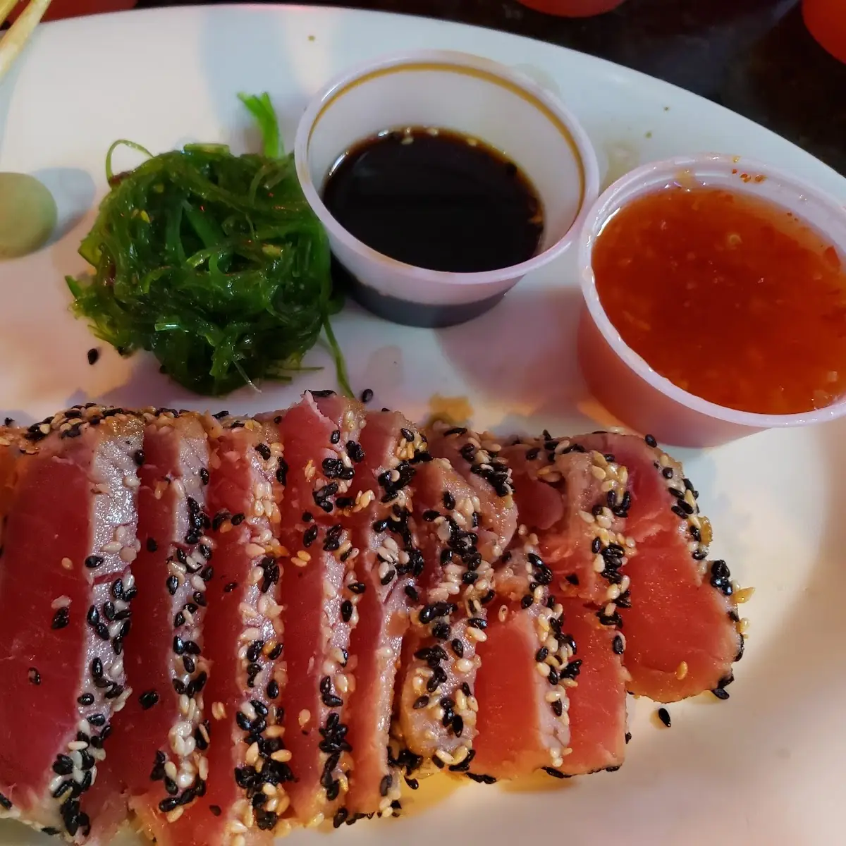 Seared Tuna Appetizer Platter