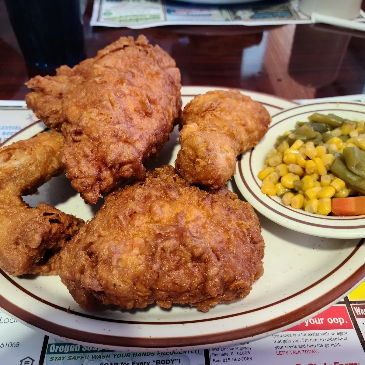 Fried Chicken Dinner