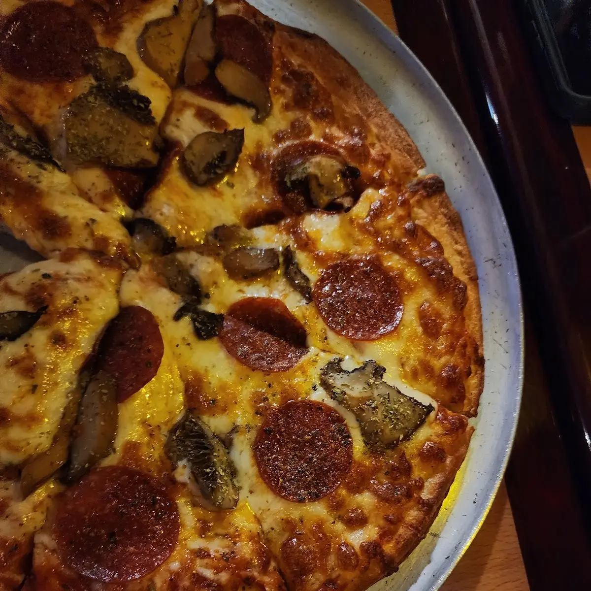 Pepperoni Mushroom Pizza