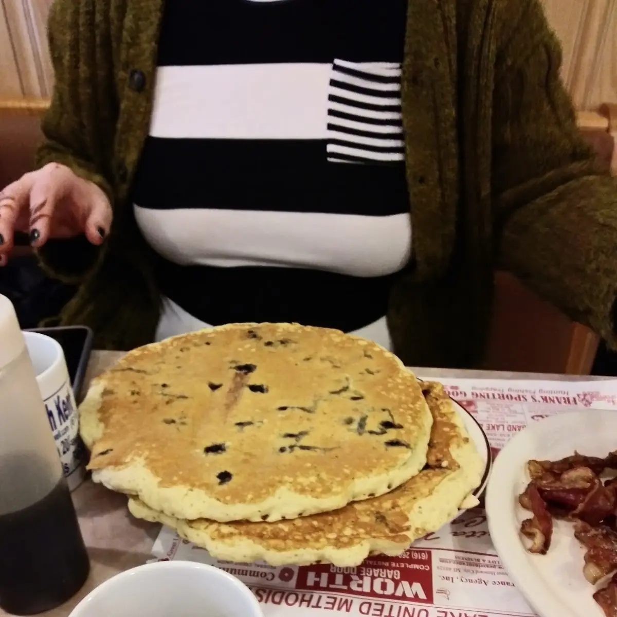 Blueberry Pancakes Bacon