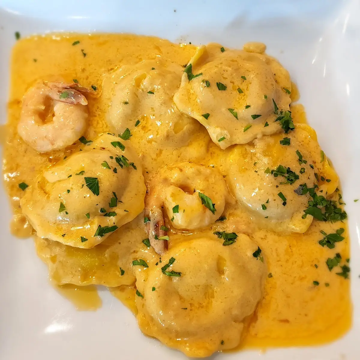 Salmon in Lobster Sauce