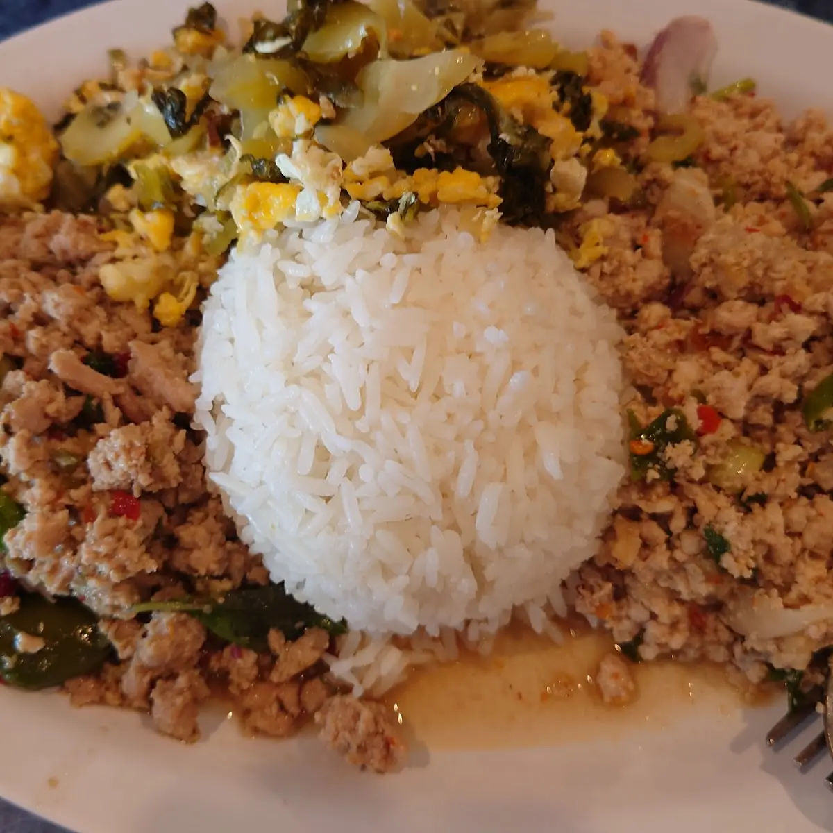 Pad Prik Sod over Rice