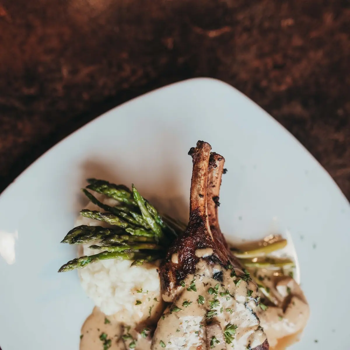 Special Pontchartrain Pork Chop