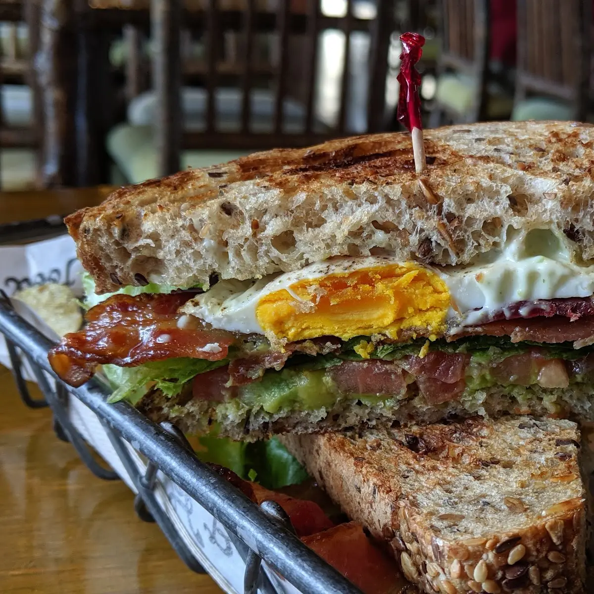 Bacon Lettuce Tomato Avocado Egg