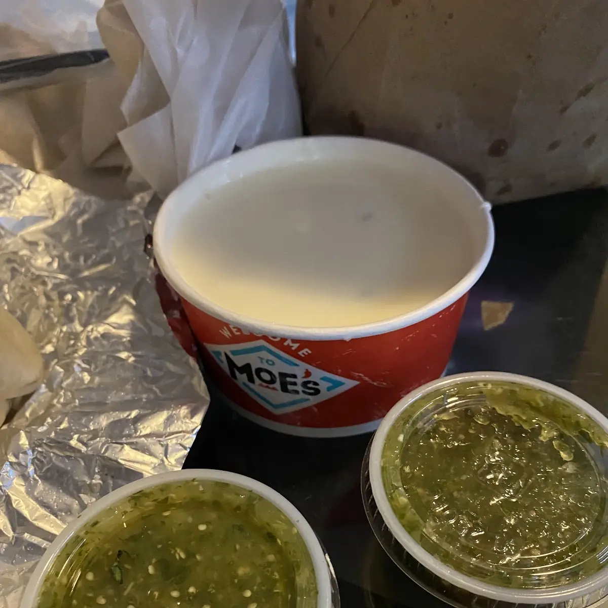 Queso Cheese and Salsa Verde