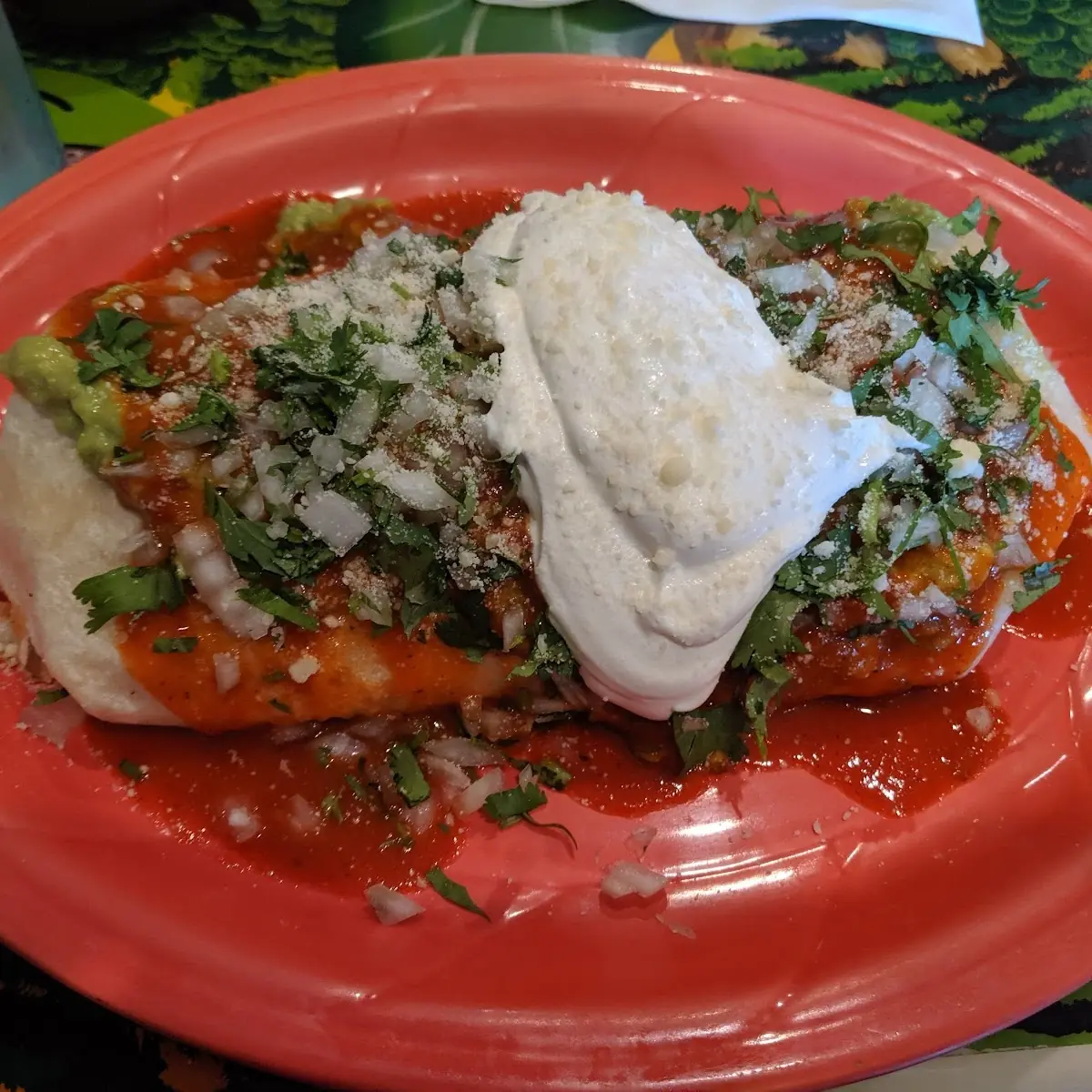 1 Enchilada and 1 Chile Relleno