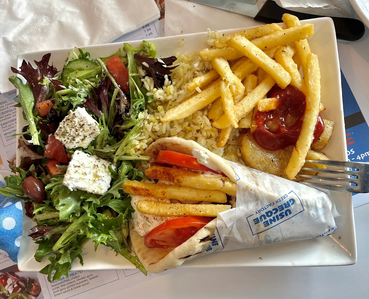 Pork Gyro Platter