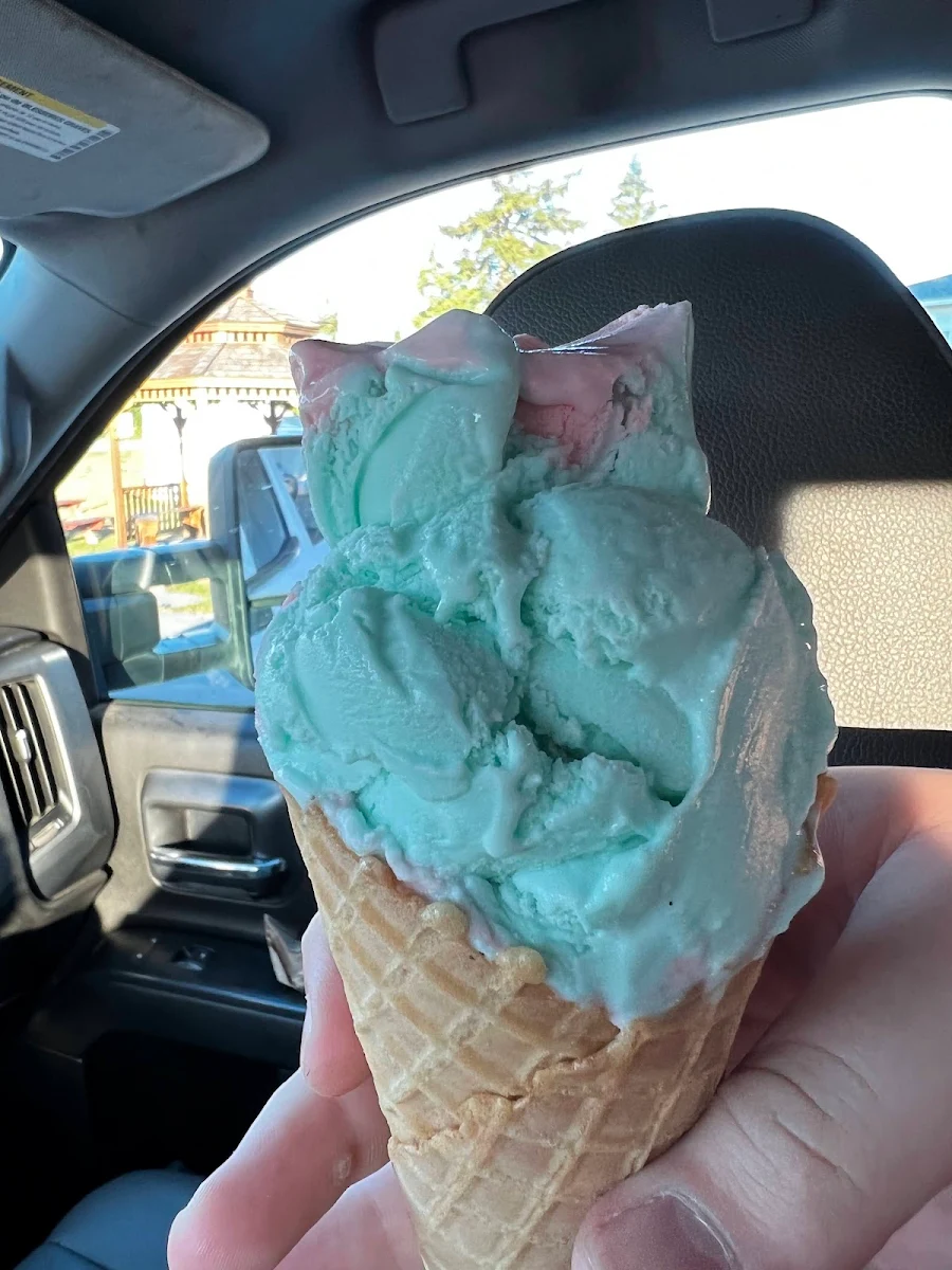 Hard Ice Cream in a Waffle Cone