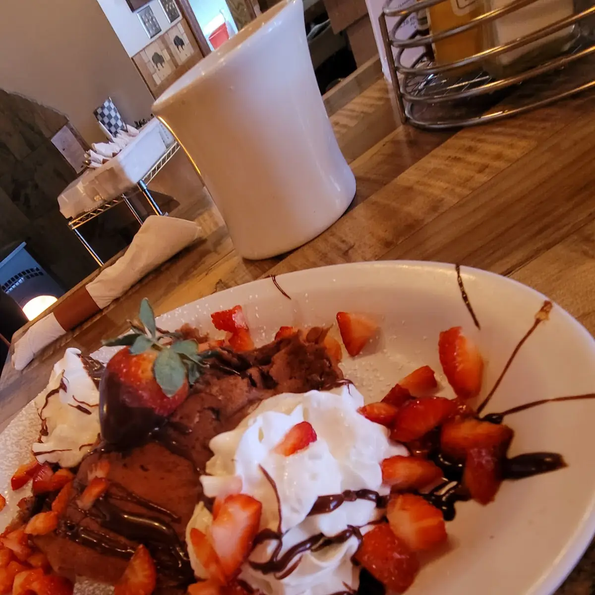 Valentine Chocolate Chip Pancakes