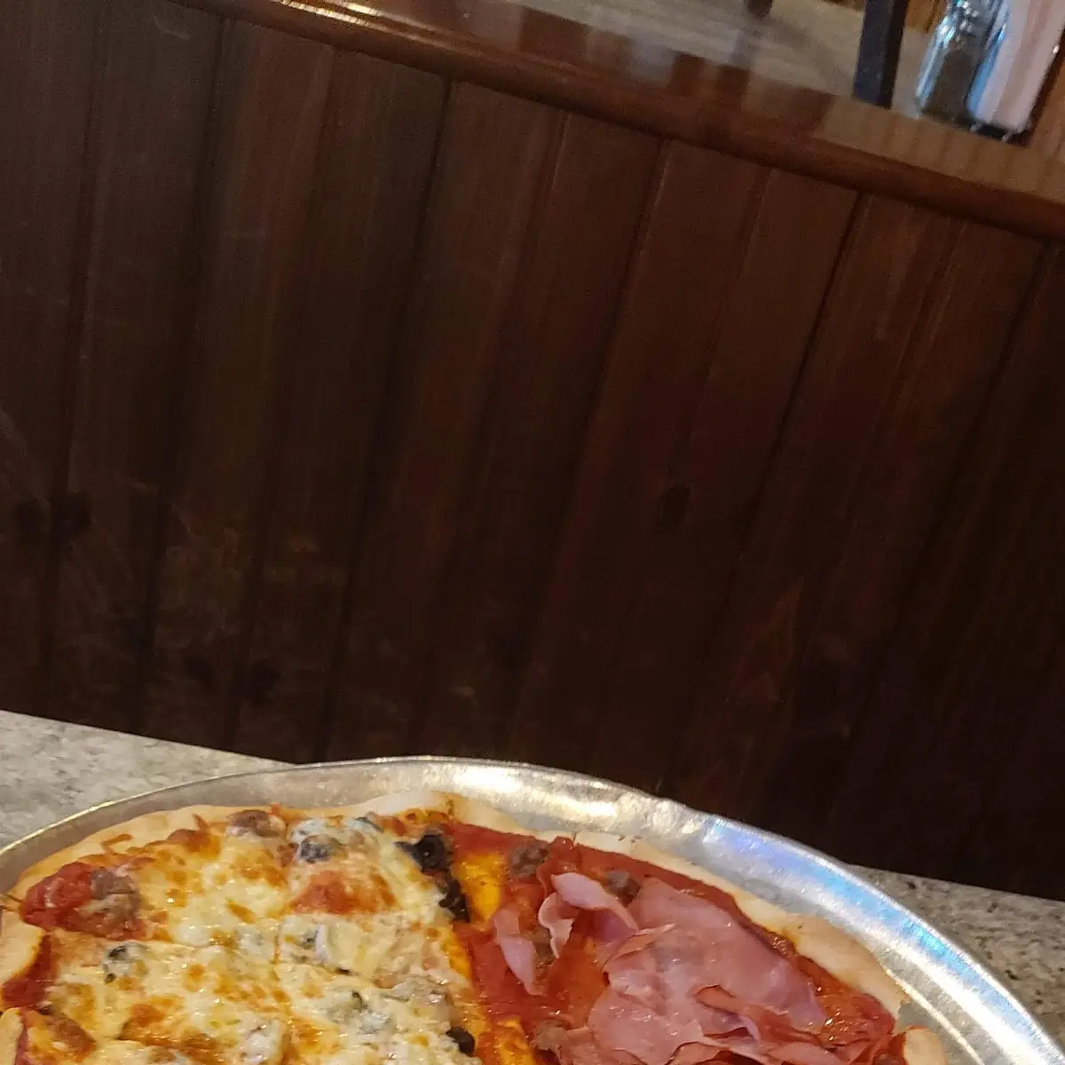 Thin Crust Pizza Half Without Cheese