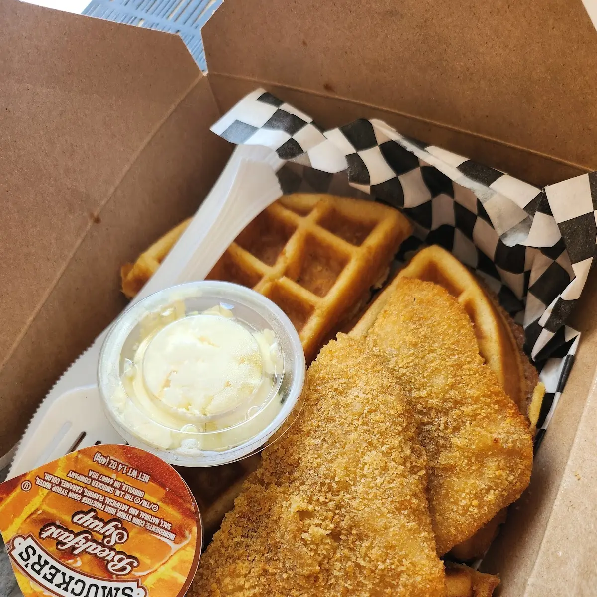 Chicken and Waffles Platter