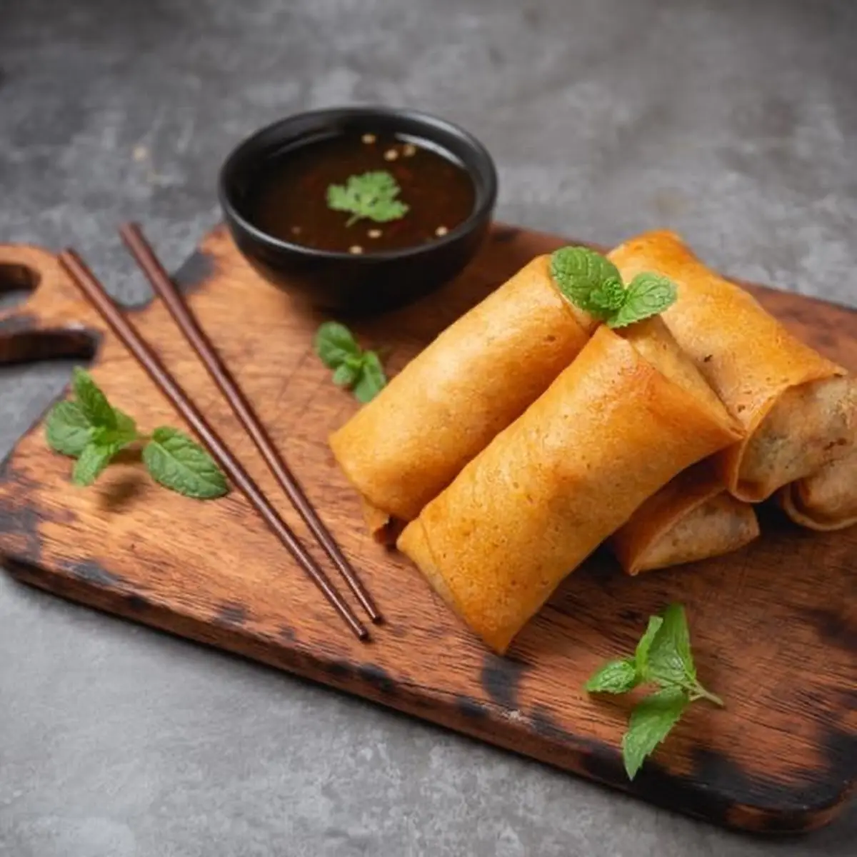 Vegetable Spring Roll (4)