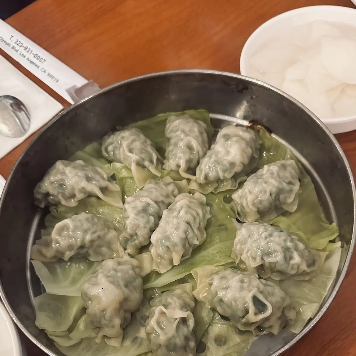 Steamed Dumplings Korean Style