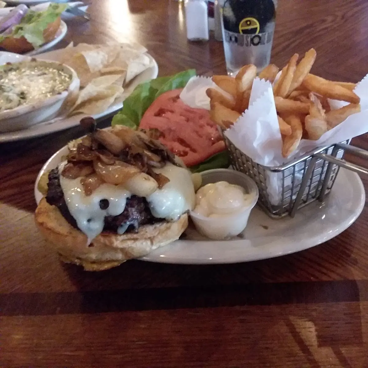 Mushroom Swiss Burger
