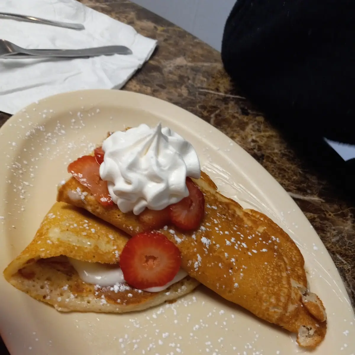 Pancake Strawberry Cream Cheese