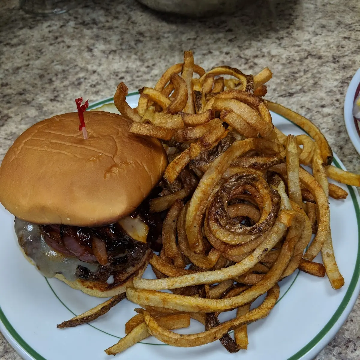 Burger and Fries