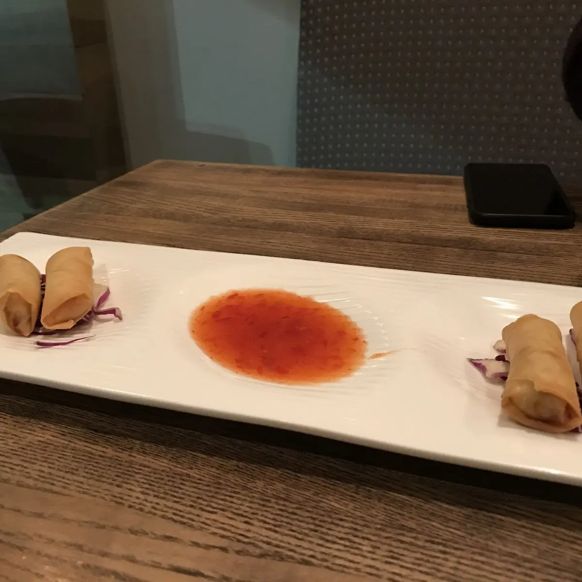 Crispy Fried Spring Rolls with Sauce