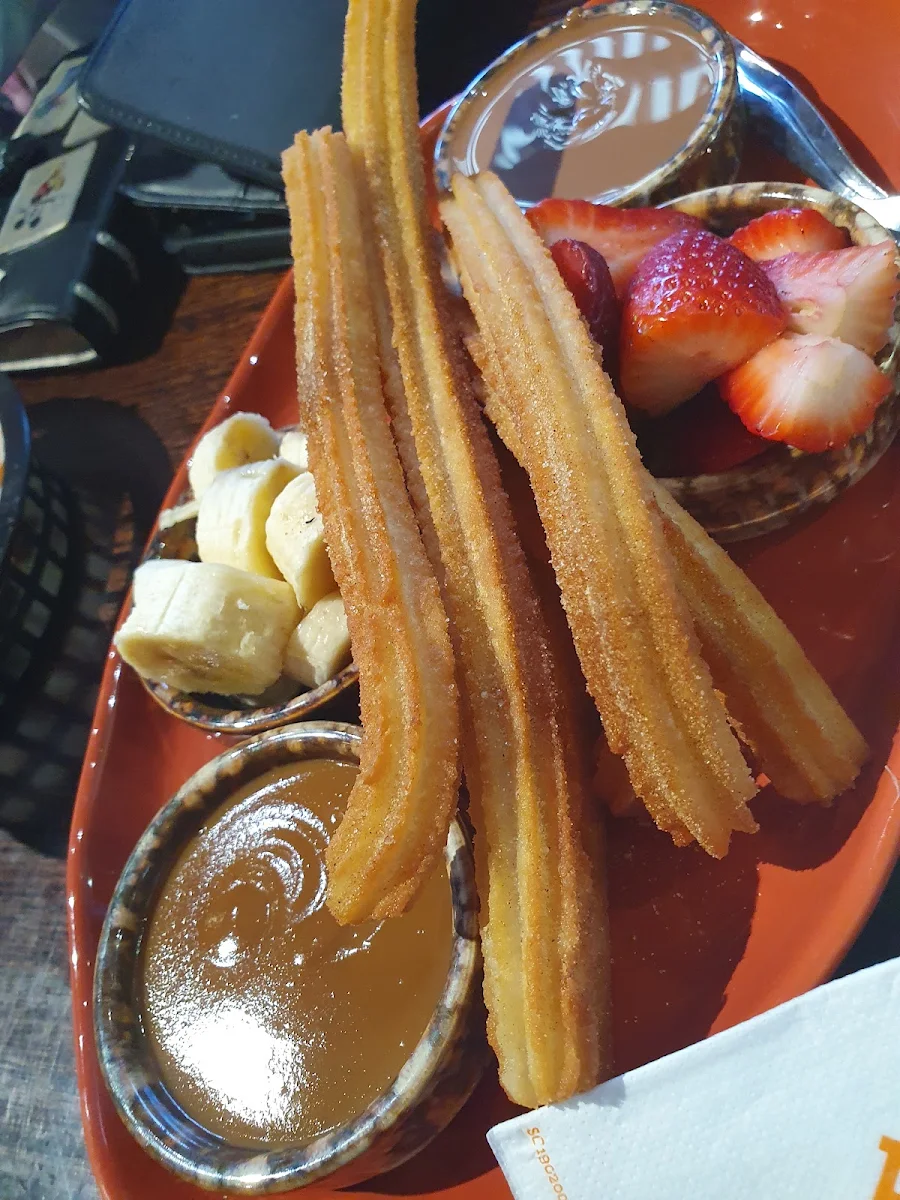 Churros with Fruit