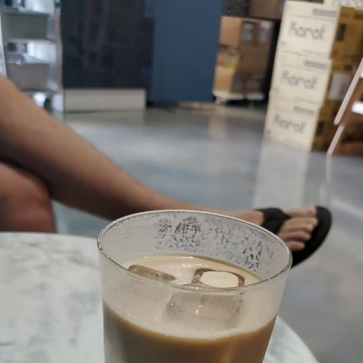 Iced Caramel Latte
