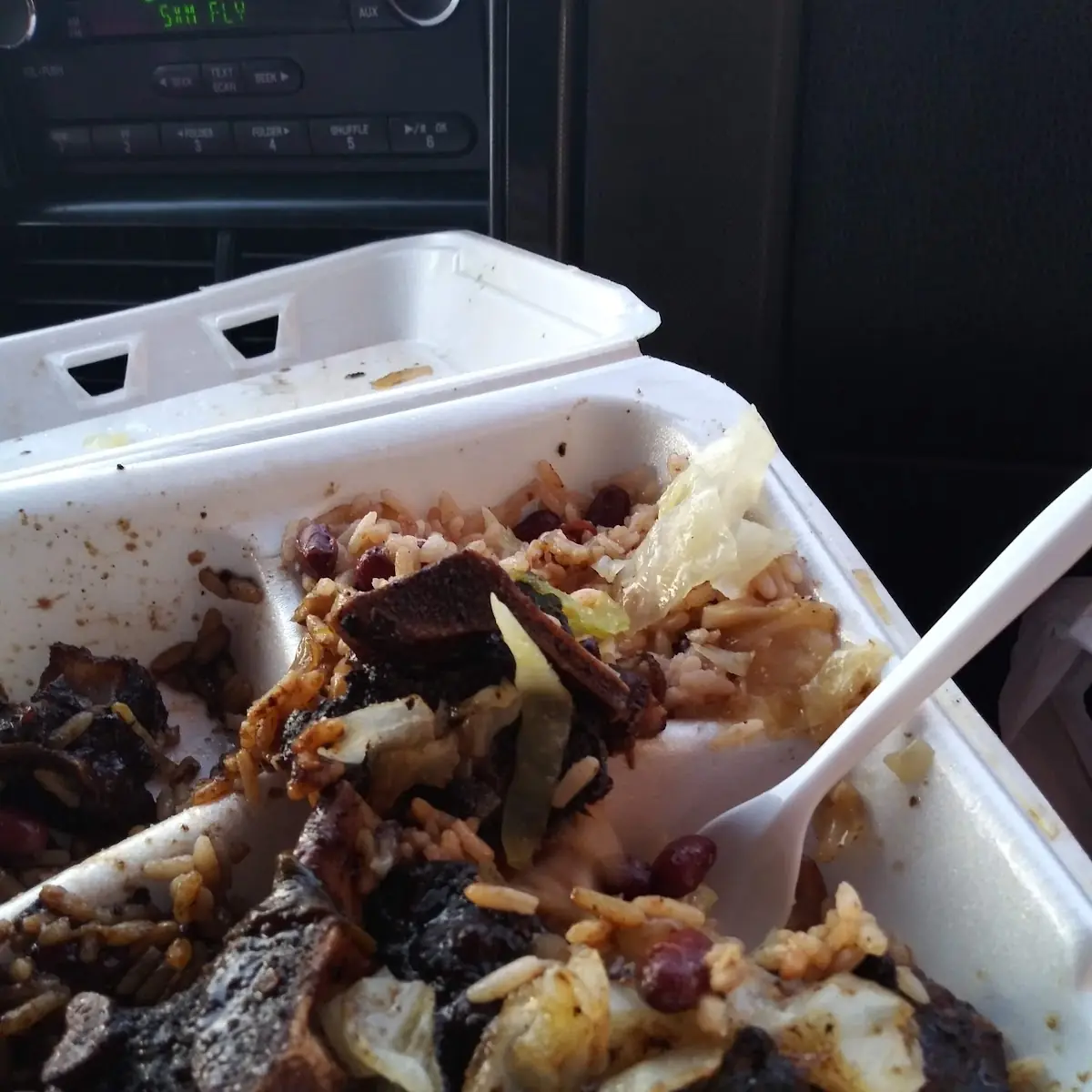 Ox Tails Cabbage Red Beans and Rice