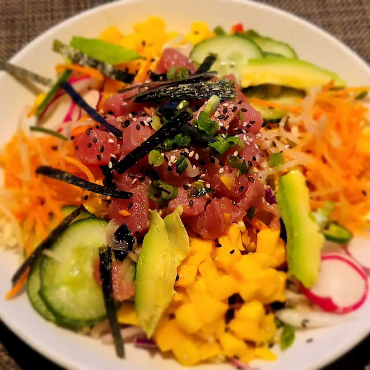 Ahi Poke Stack