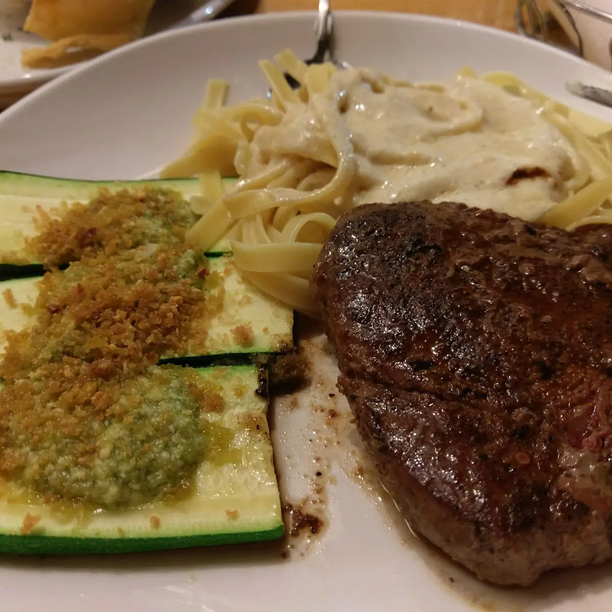 Steak Gorgonzola Alfredo