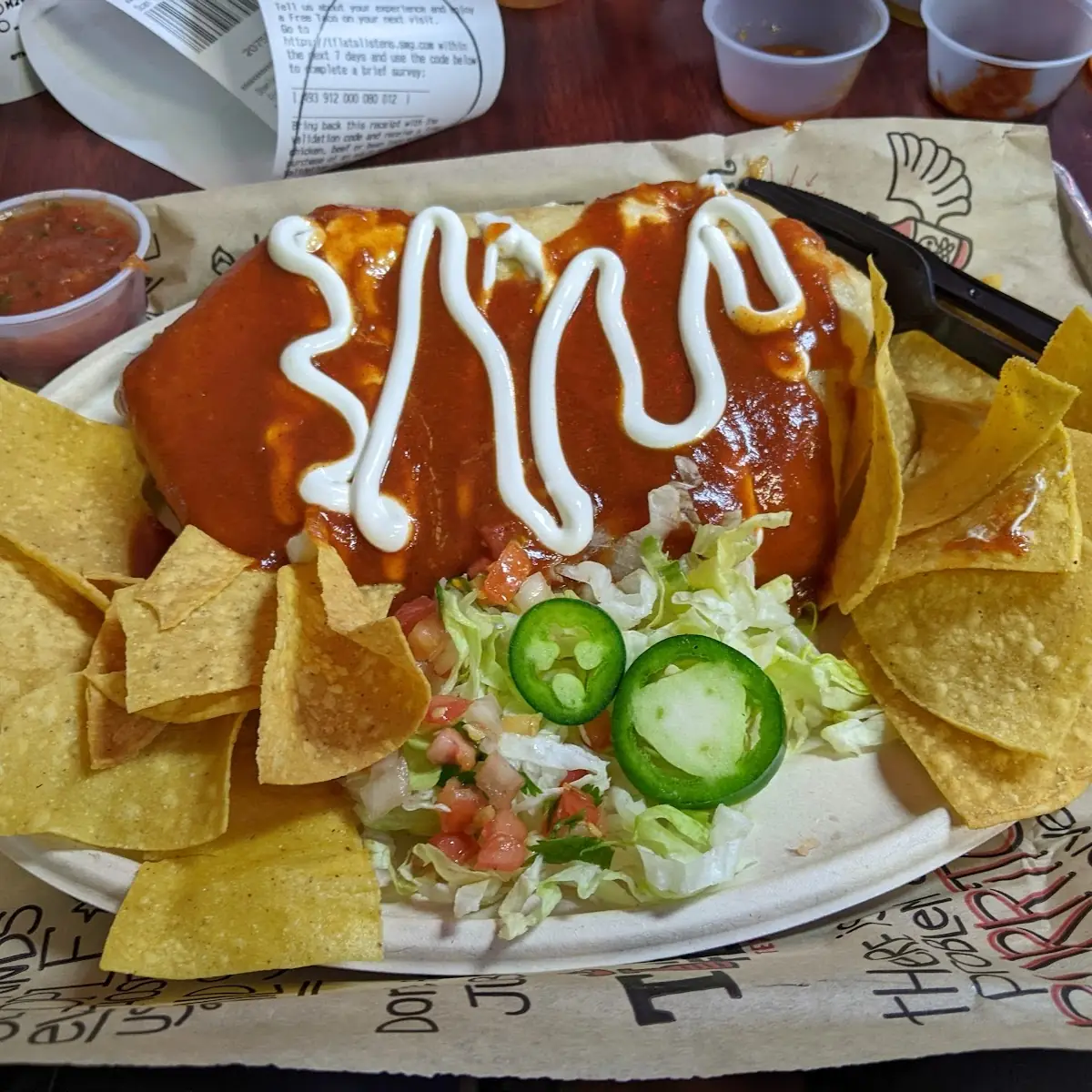 Smokin Chipotle Chicken Chimichanga