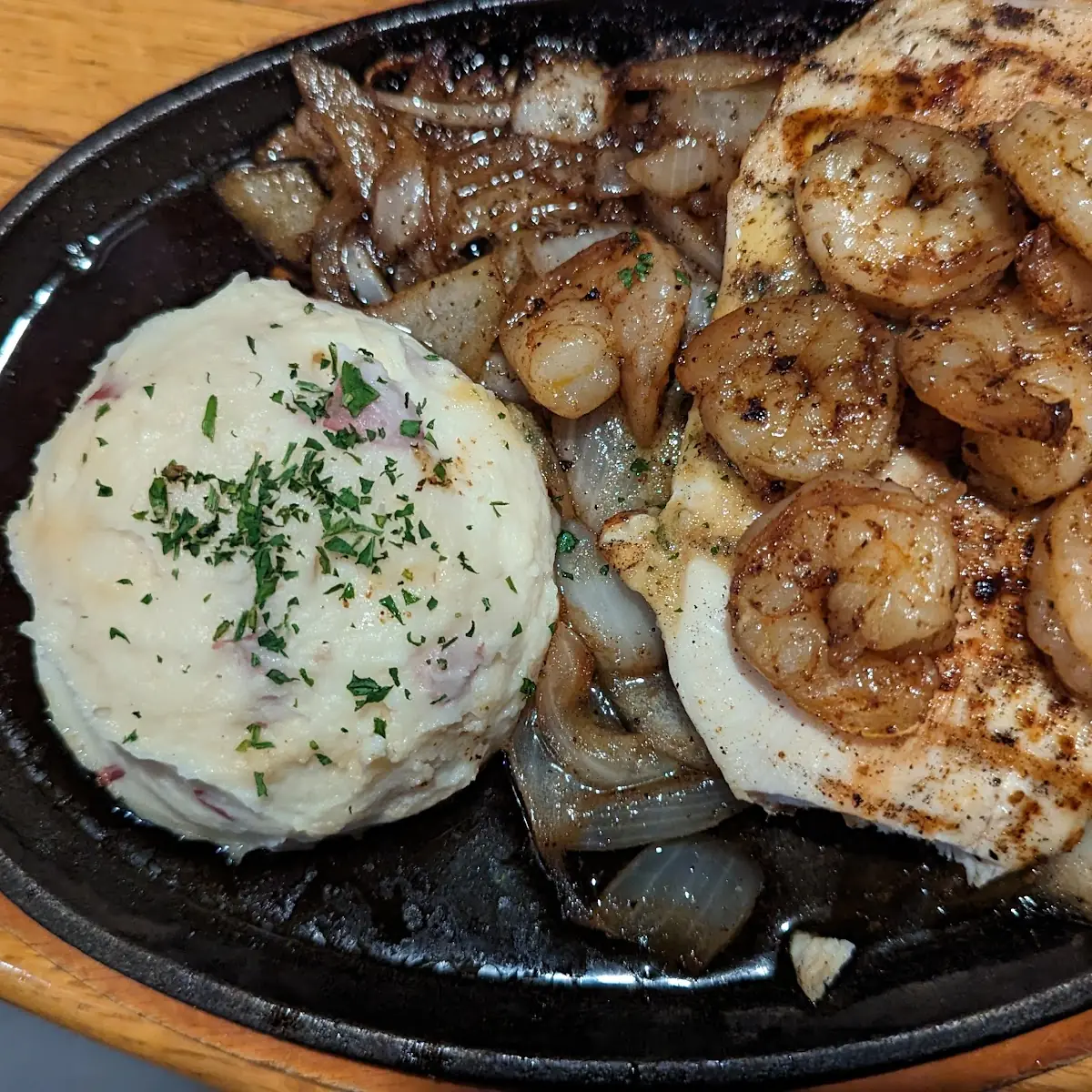 Shrimp 'N Parmesan Sirloin