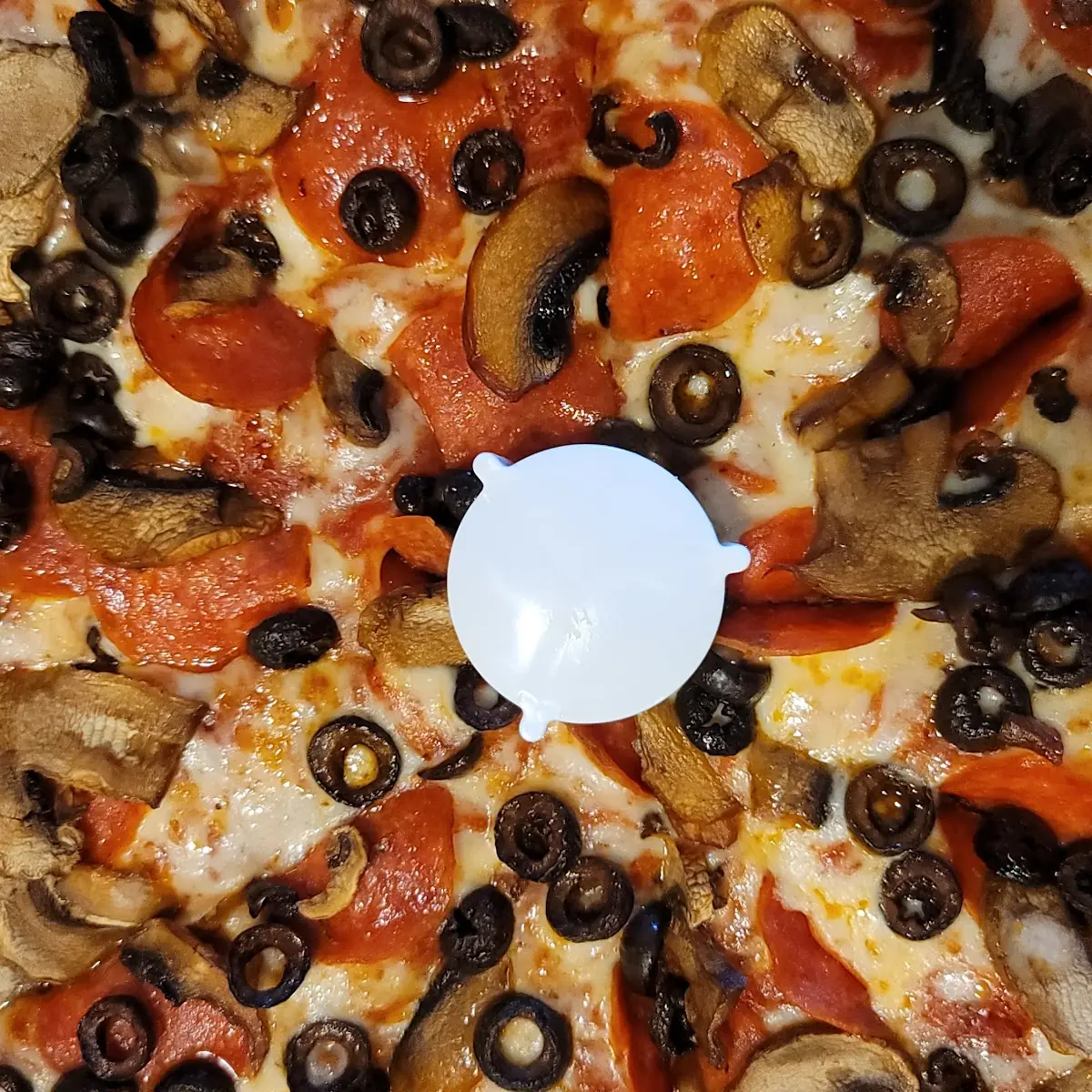 Large Pepperoni Black Olive & Mushroom