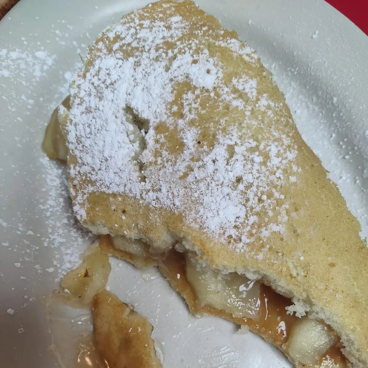 Apple Pie Stuffed Pancake