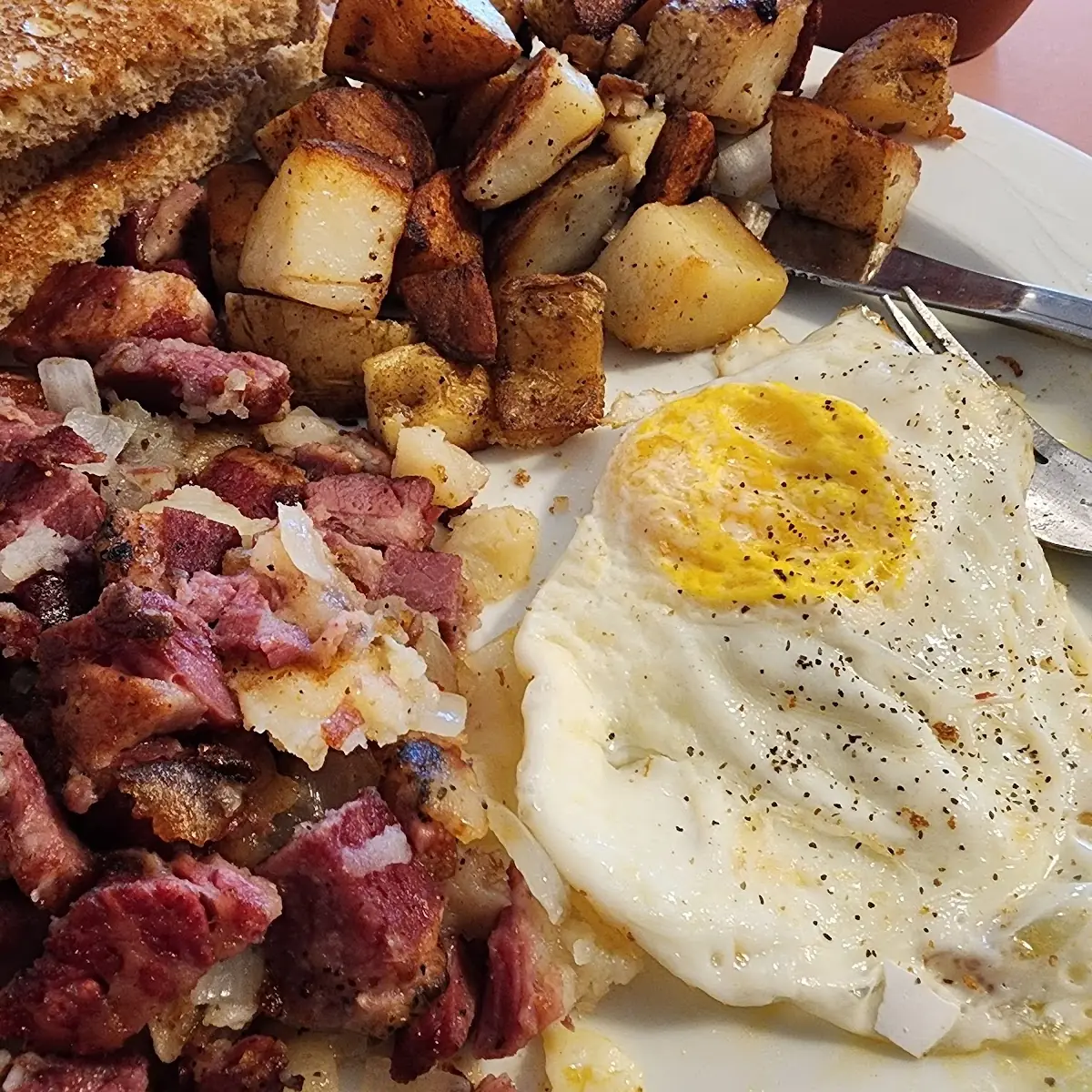 Homemade Corned Beef Sandwich