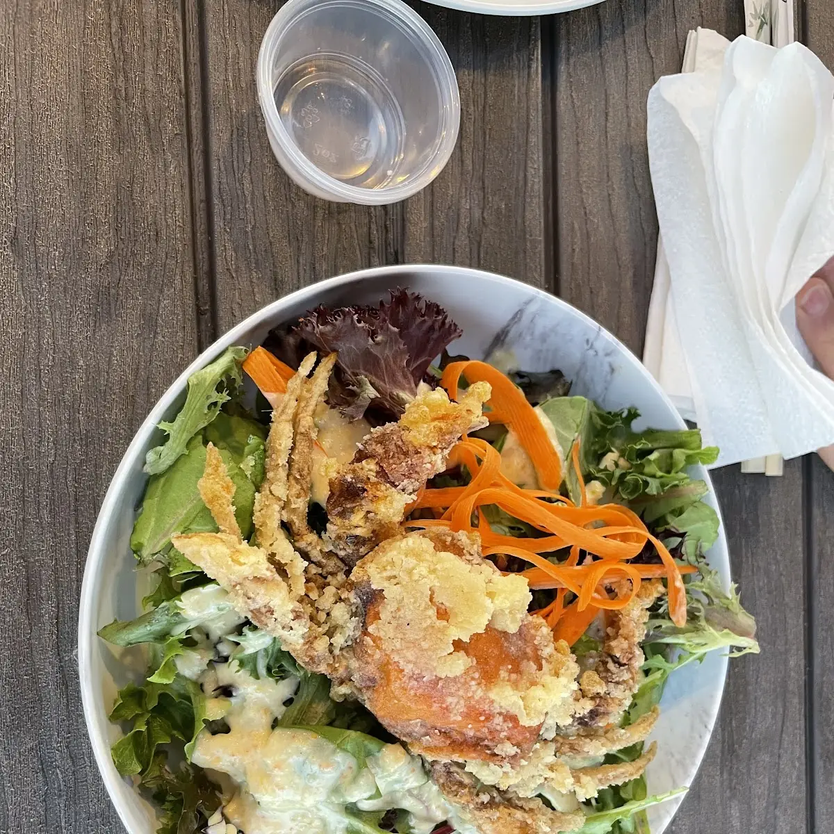 Soft Shell Crab Salad