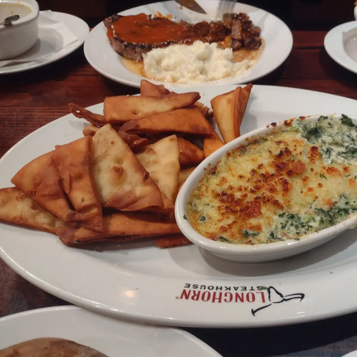 Parmesan Crusted Spinach Dip