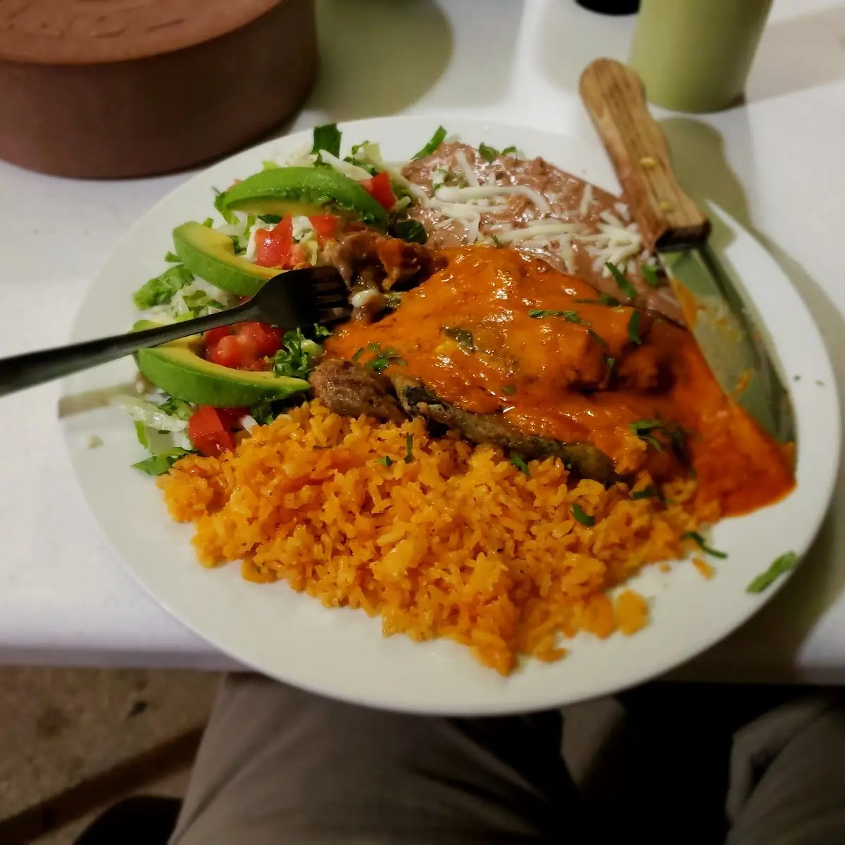 Chile Rellenos Plate