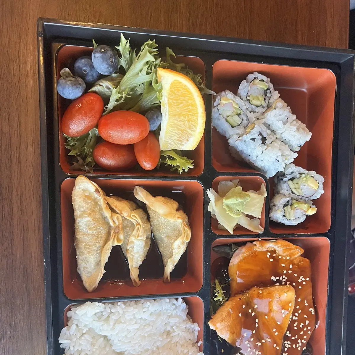 2.Salmon Teriyaki Bento