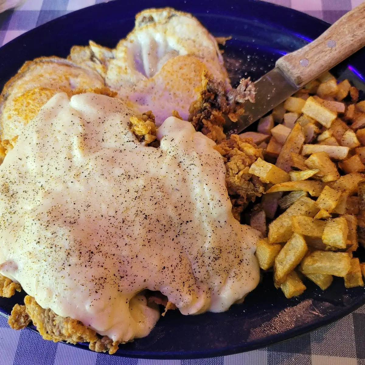 Chicken Fried Steak & Eggs
