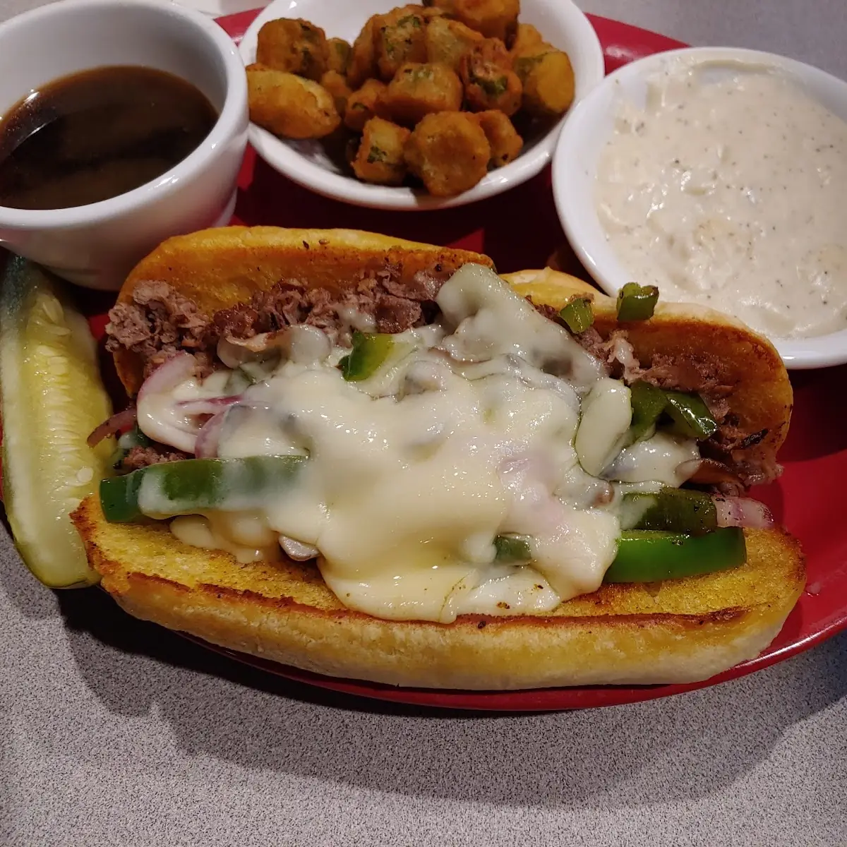 Philly Cheese Steak Sandwich