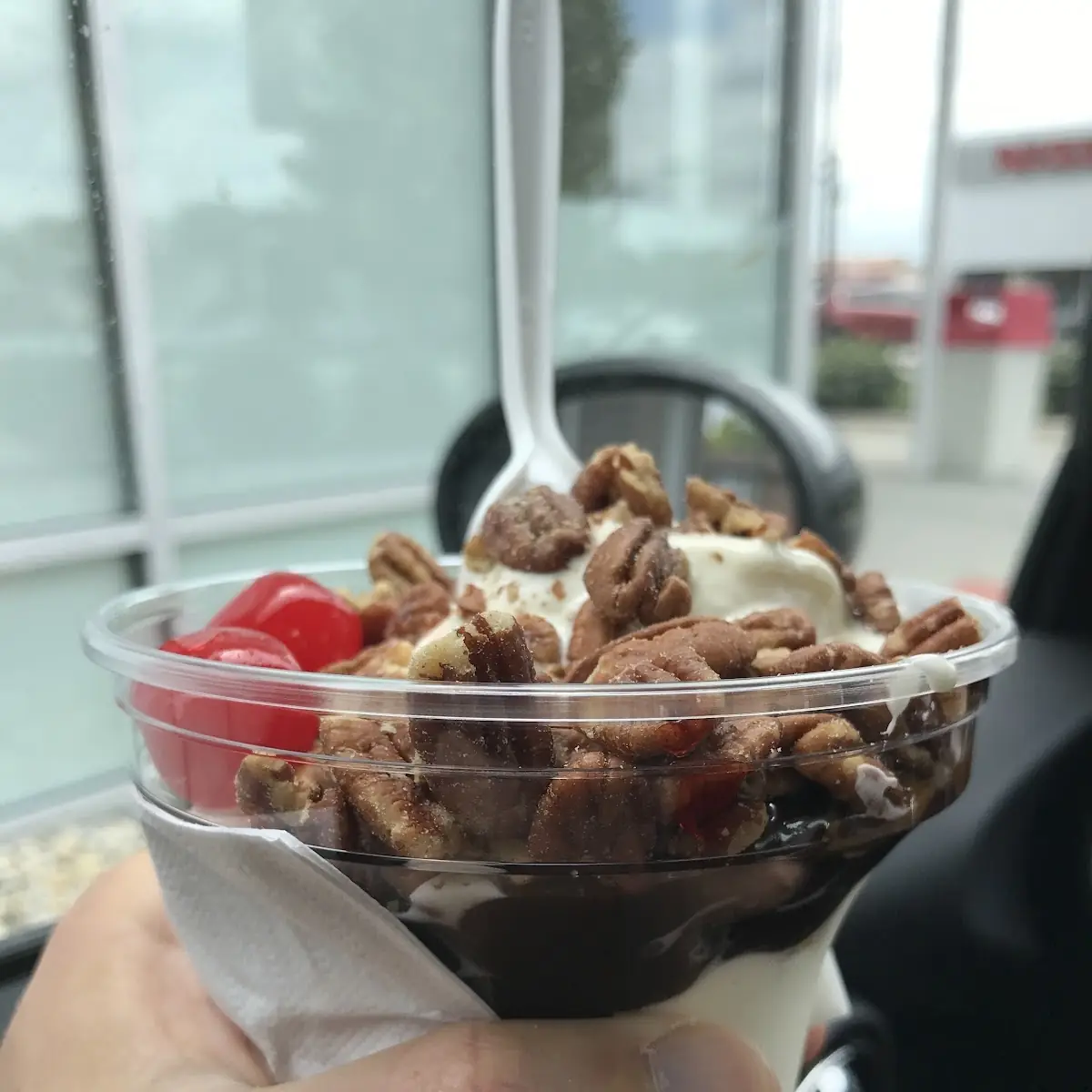 Chocalate Brownie Sundae with Pecan