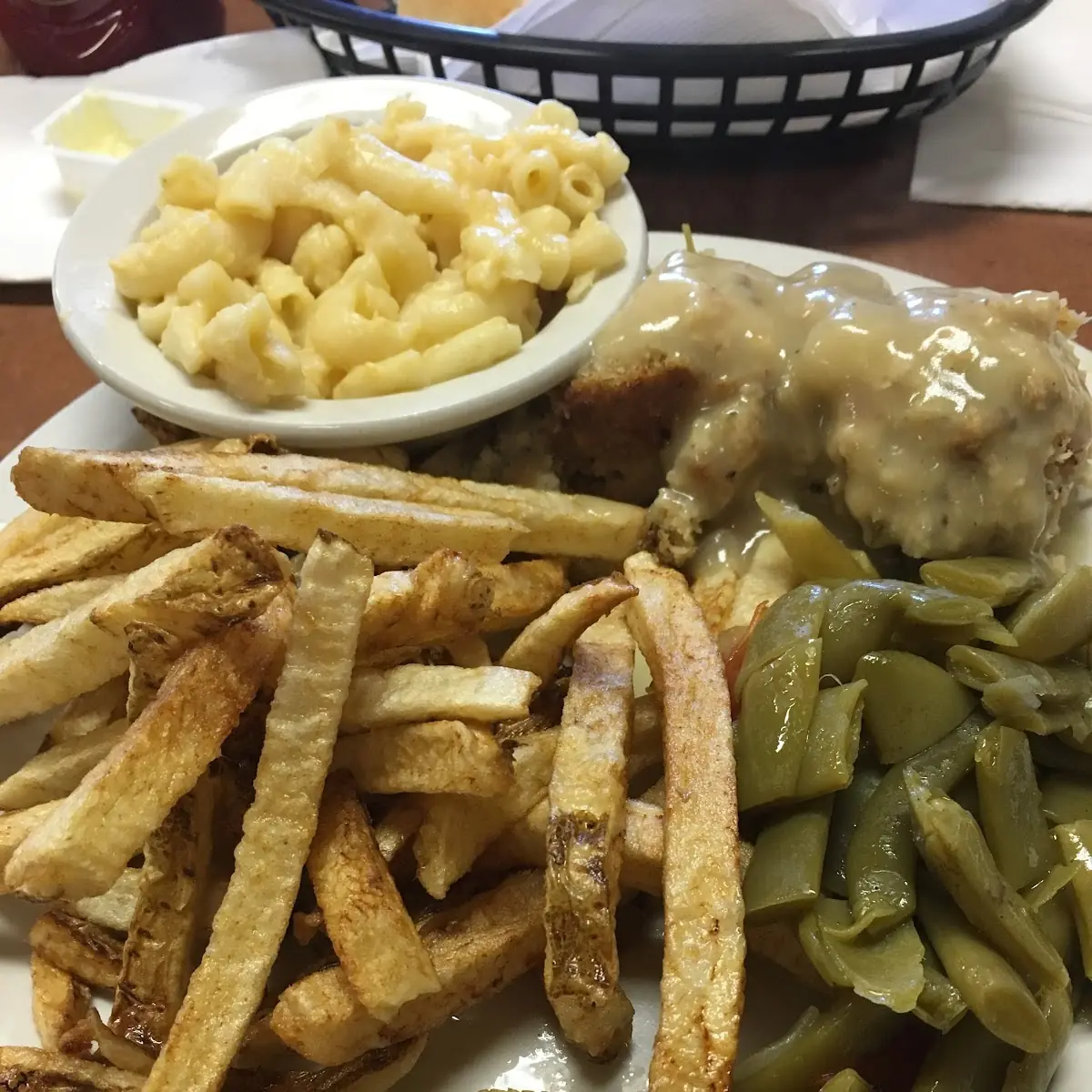 Fried Okra Mashed Potatoes