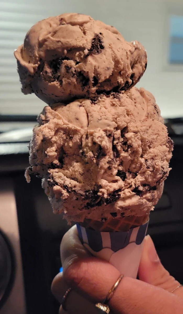Peanut Butter Oreo Ice Cream Cone
