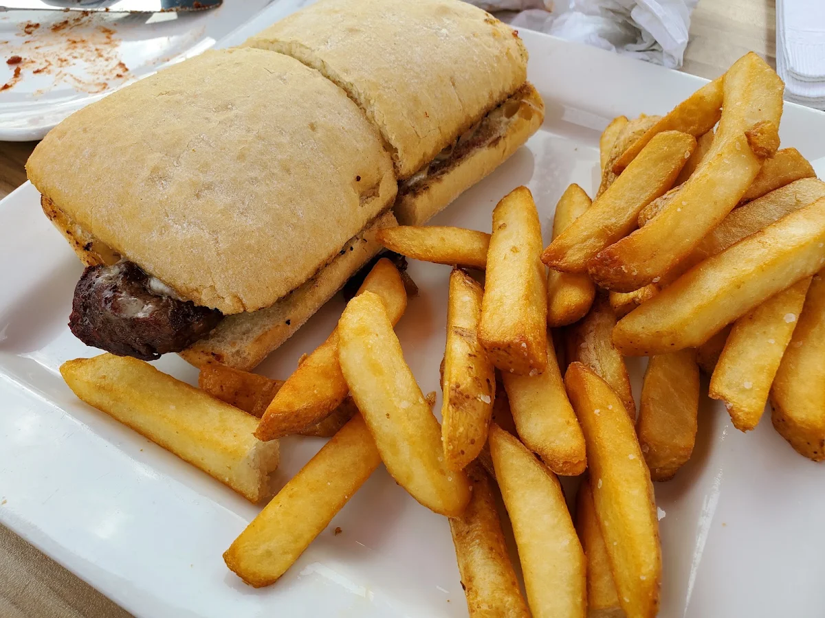 Philly Cheese Dip Steak Sandwich