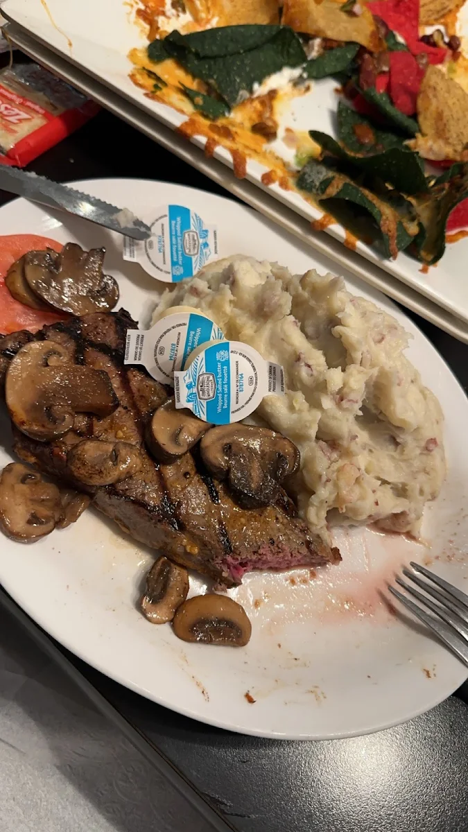 Steak with Mushrooms