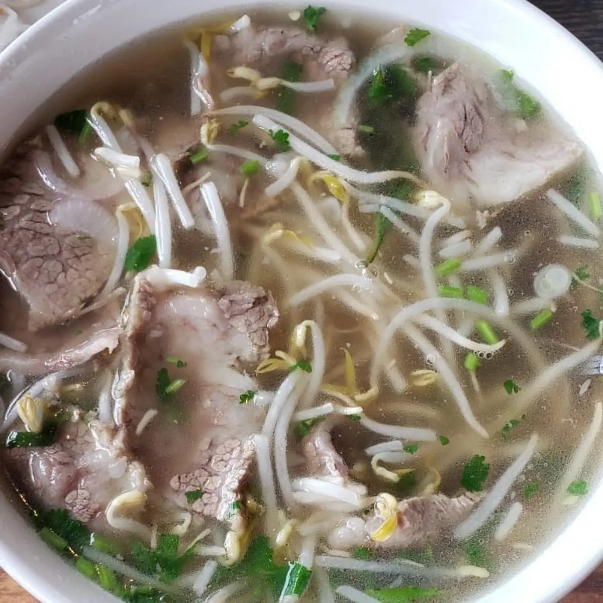 Vietnamese Noodle Bowl with Beef Brisket