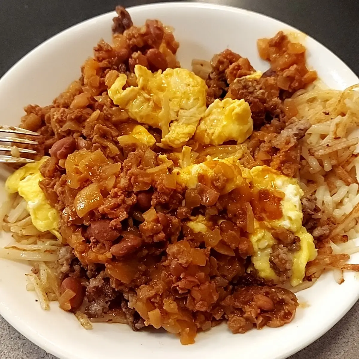 Sausage Hash Brown Bowl