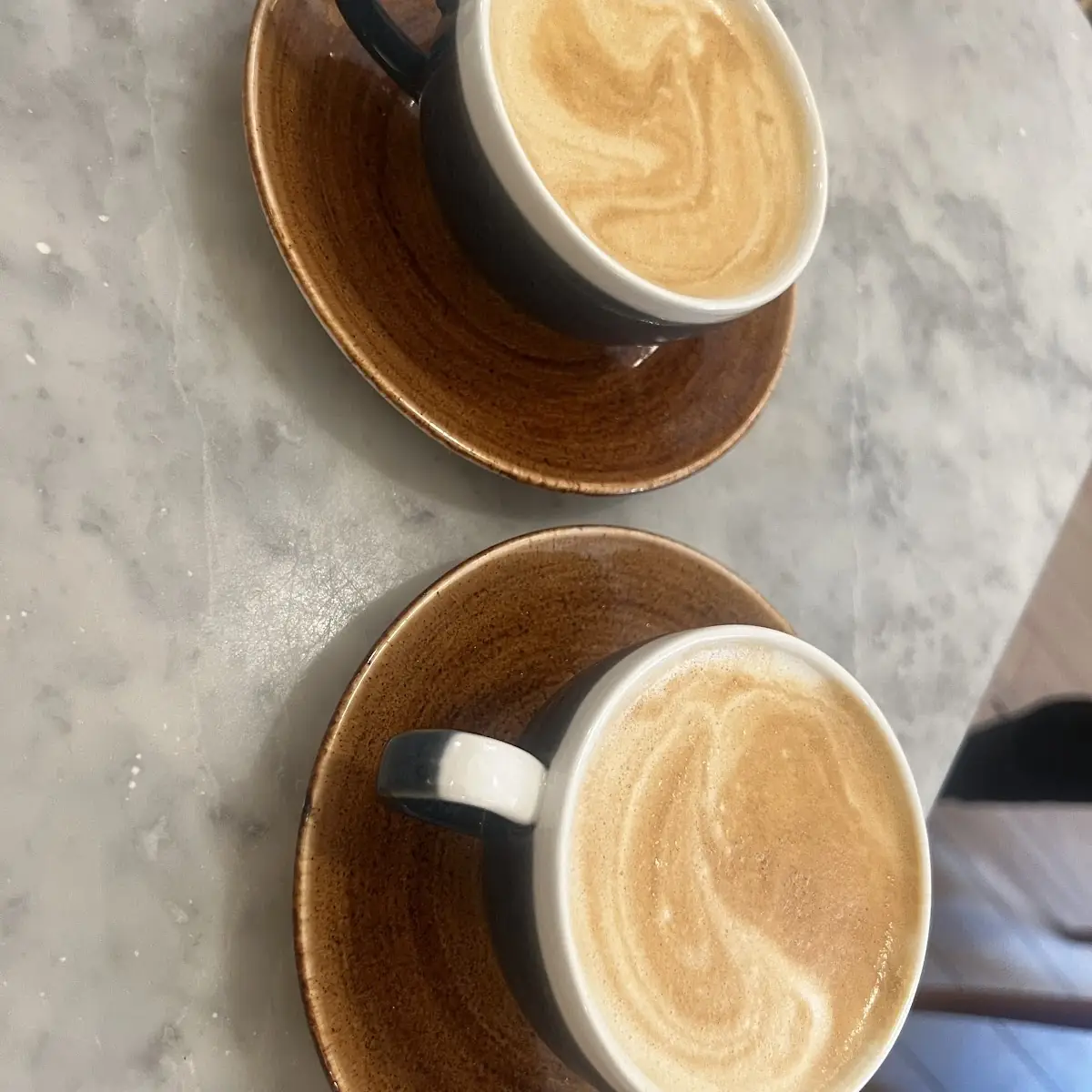 Decaff Latte with Oat Milk and an Extra Shot
