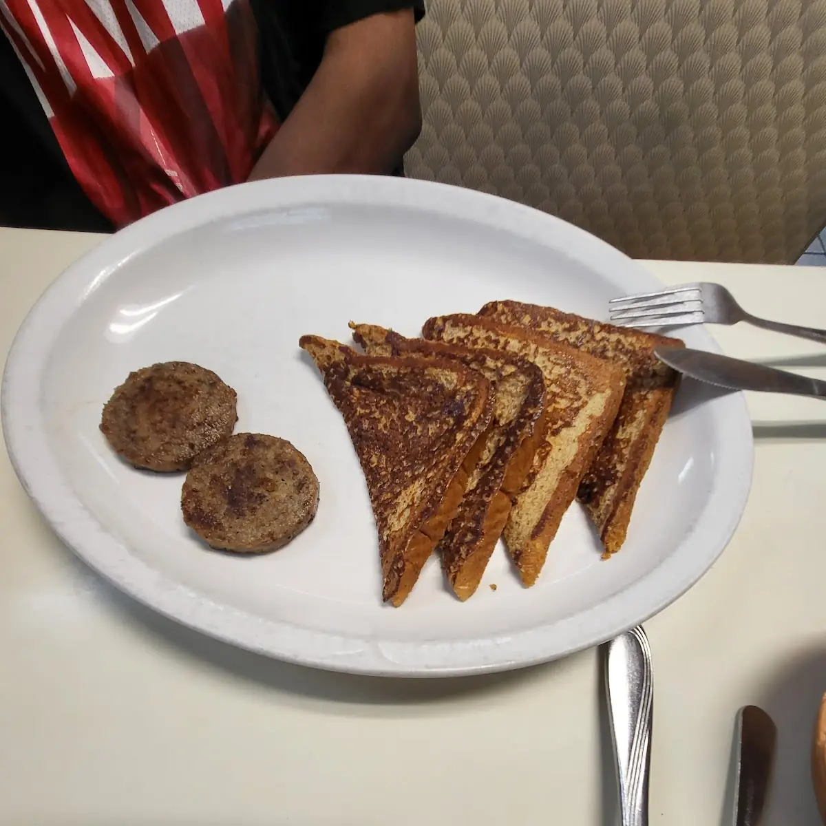 French Toast and Sausage Patties