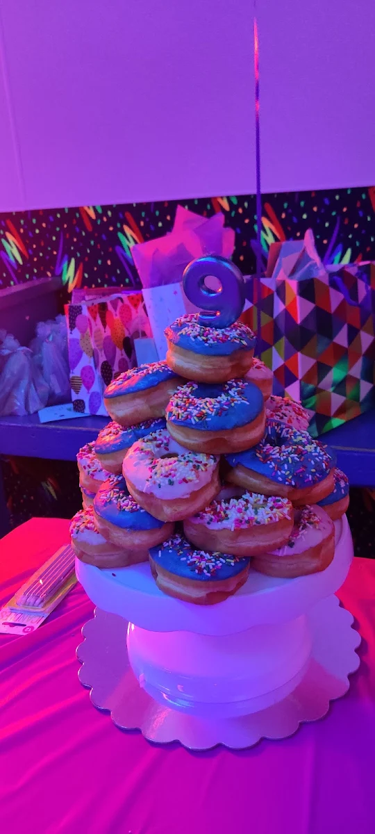 Donut Cake- Assembled with 2 Dozen Donuts