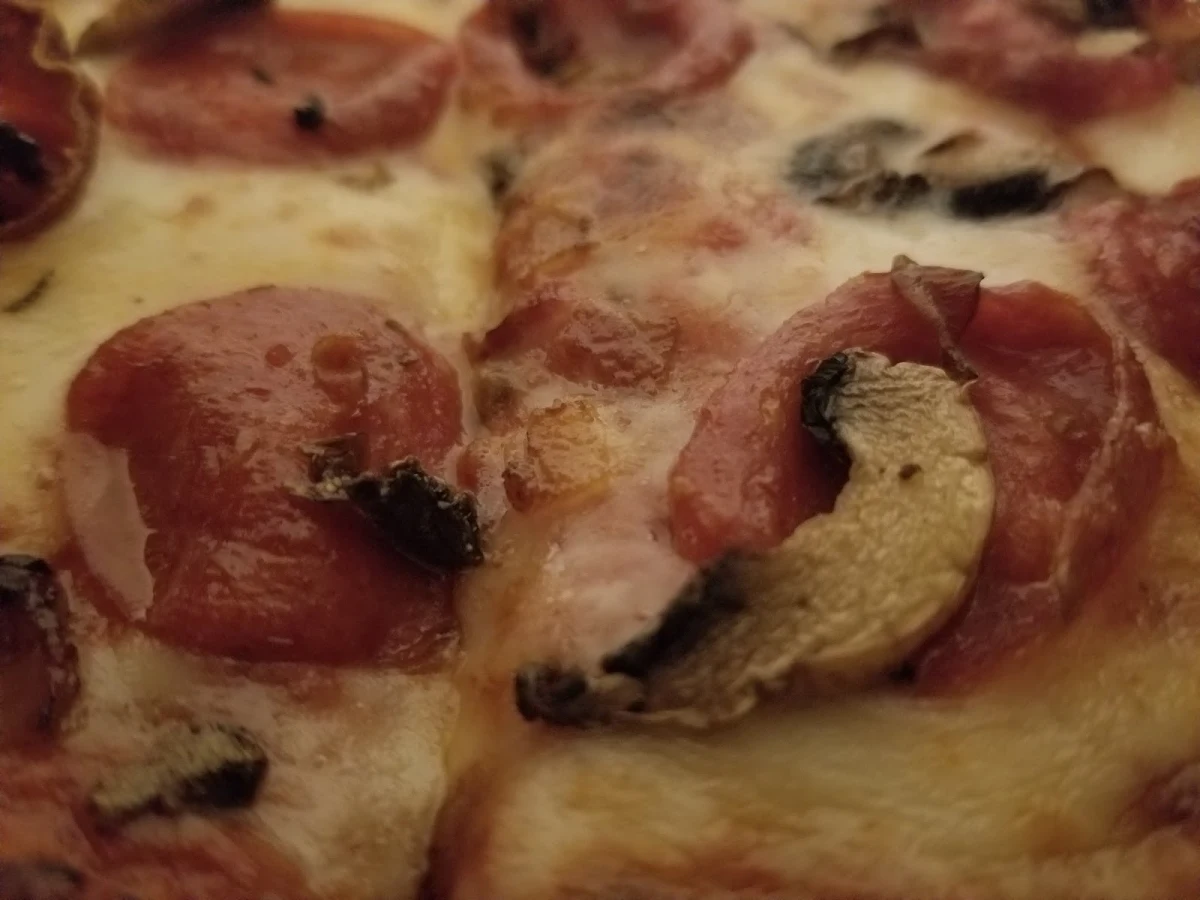 Pepperoni Bacon Mushroom Pizza