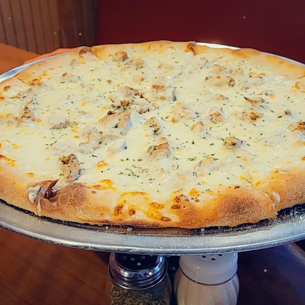 Chicken Alfredo Pizza