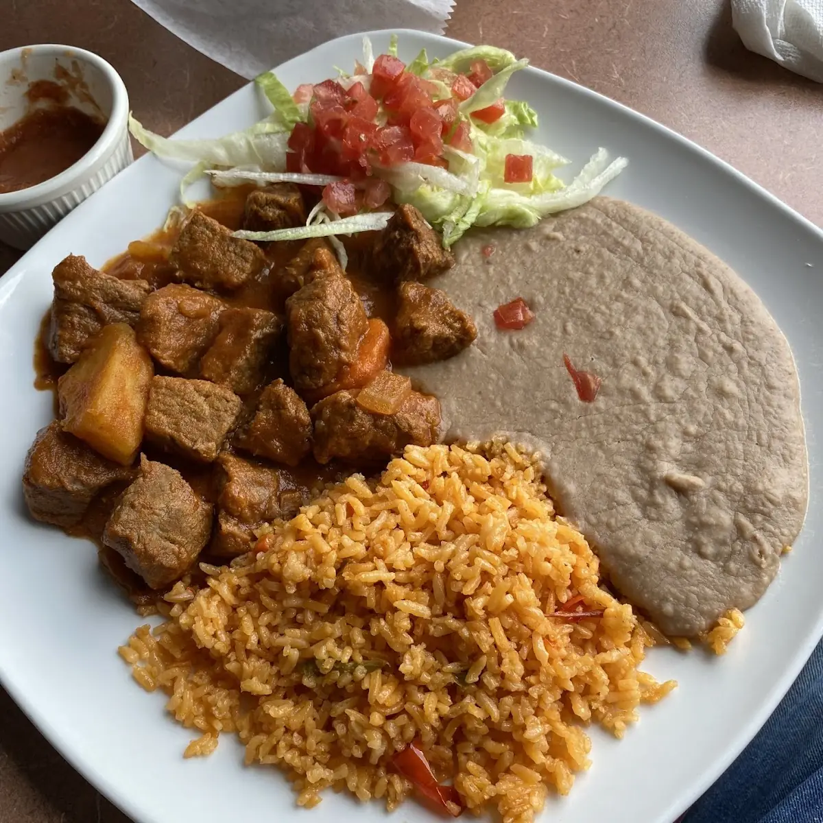 Carne Guisada Plate